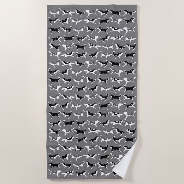 Serviette Husky Chien Serviette Husky Malamute Bea (Devant)