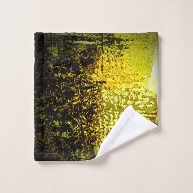 Serviette Jaune (Gant de toilette)