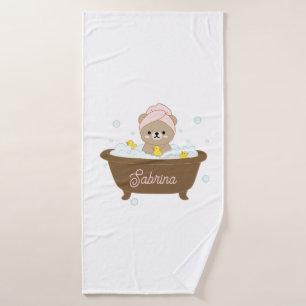 Serviette Kawaii Ours en Peluche