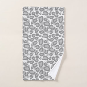Serviette Léopard De Neige Grise / Poster de anim