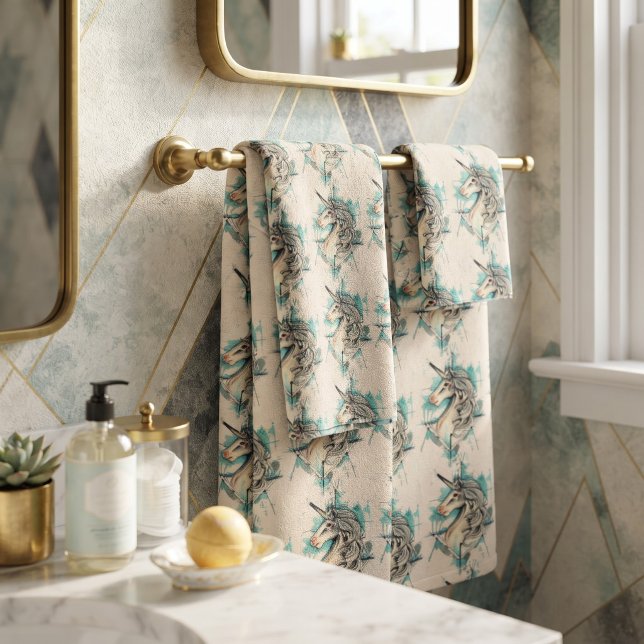 Serviette Licorne (Créateur téléchargé)