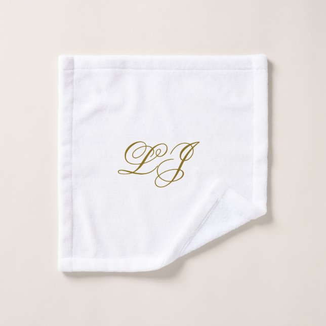Serviette LJ Monogram (Gant de toilette)
