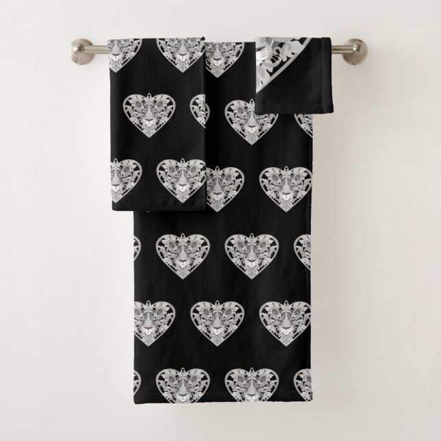 Serviette Love Lioness (En situation)