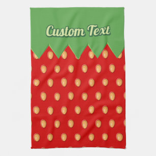 Serviette Motif Arrière - plan fraise