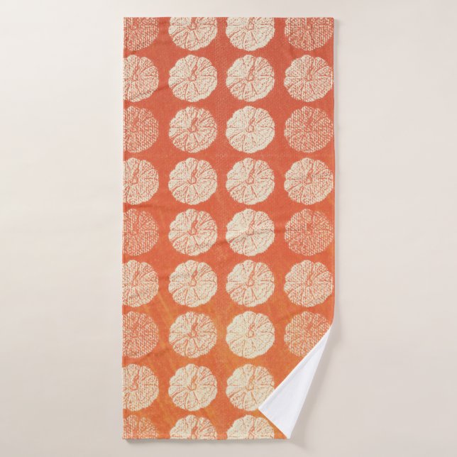 Serviette Motif citrouille (Serviette de bain)