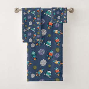 Serviette Motif de vaisseau spatial