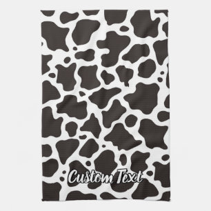 Serviette Motif Vache
