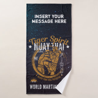Serviette Muay Thai personnalisée - Esprit Tiger