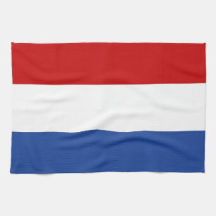 serviette néerlandaise de drapeau de pays de la