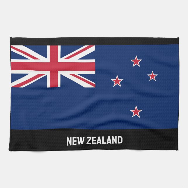 Serviette New Zealand Flag Tea (Horizontal)