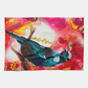 Serviette New Zealand Tui Bird Tea