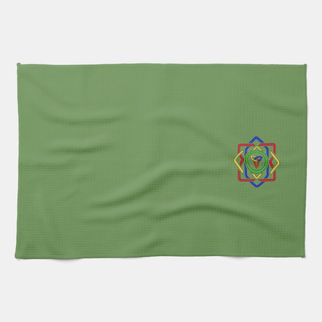 Serviette Noeud Celtique de la Trinité (Horizontal)