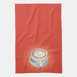 Serviette orange de Latte