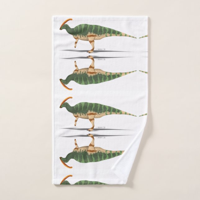 Serviette Parasaurolophus (Serviette à main)