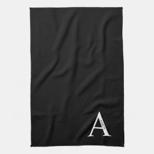 Serviette personnalisée avec monogramme et nom