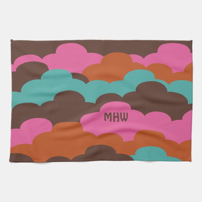 Serviette personnalisée Candy Clouds (Horizontal)