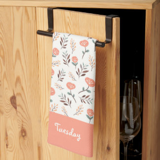 Serviette personnalisée de jour de semaine – Coque