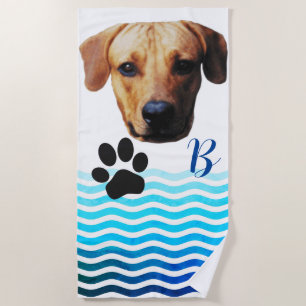 Serviette personnalisée Dog Beach