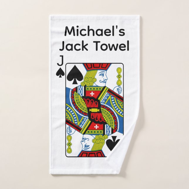 Serviette Personnalisée Funny Jack (Serviette à main)