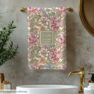 Serviette personnalisée Morris inspirée Pimpernel