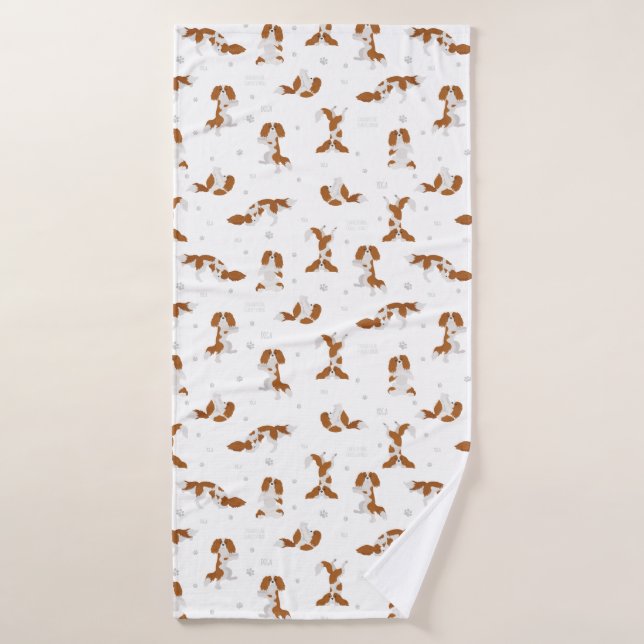 Serviette pour Cavalier King Charles Spaniel (Serviette de bain)