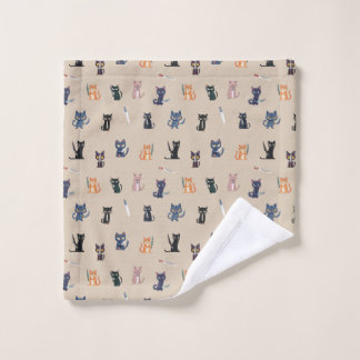 Serviette pour chats et couteaux : Design amusant
