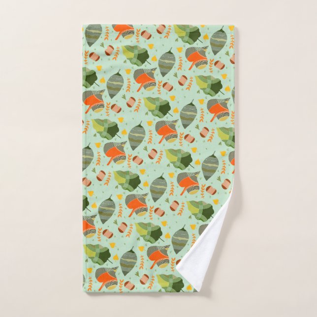 Serviette pour les mains Feuilles d'automne (Serviette à main)