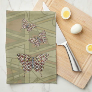 Serviette pour les mains Papillon africain