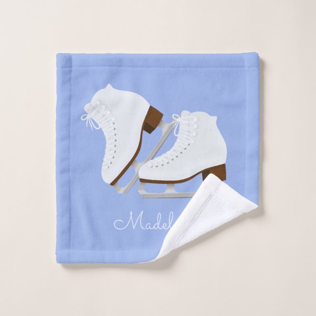 Serviette pour patins à glace  (Gant de toilette)