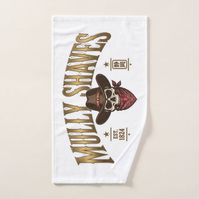 Serviette pour se raser de Mully en or (Serviette à main)