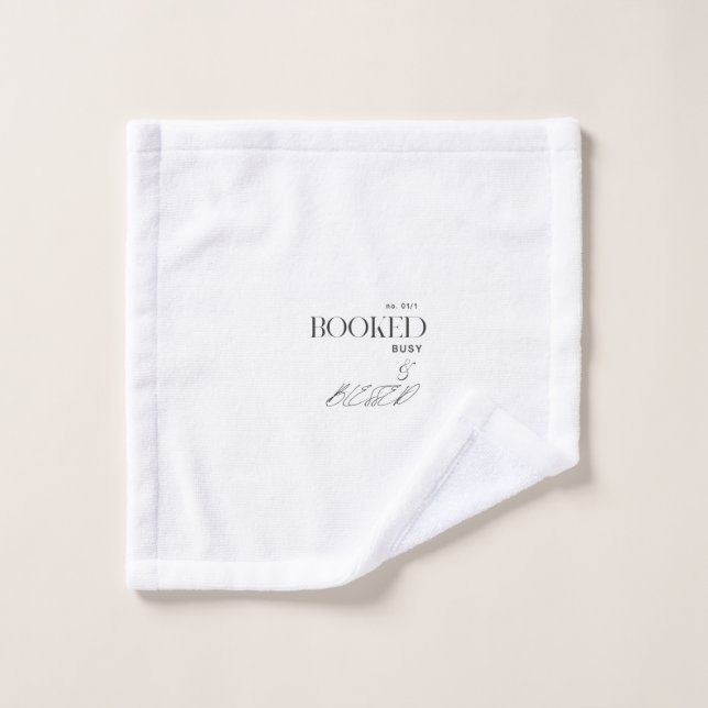 Serviette "Réservé, Occupé & Bénie" (Gant de toilette)