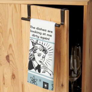 Serviette rétro du milieu du siècle