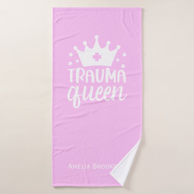 Serviette rose mignonne reine moderne simple pour  (Serviette de bain)