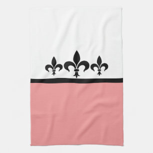 Serviette Rose Swanky Fleur De Lis