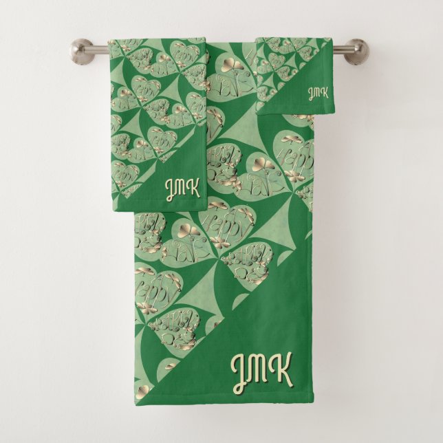 Serviette "Saint-Patrick" (En situation)