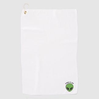 Serviette / Serviette de golf - Tête Alien Tirer