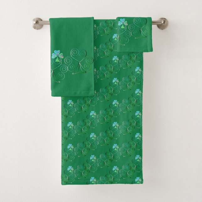 Serviette shamrock (En situation)