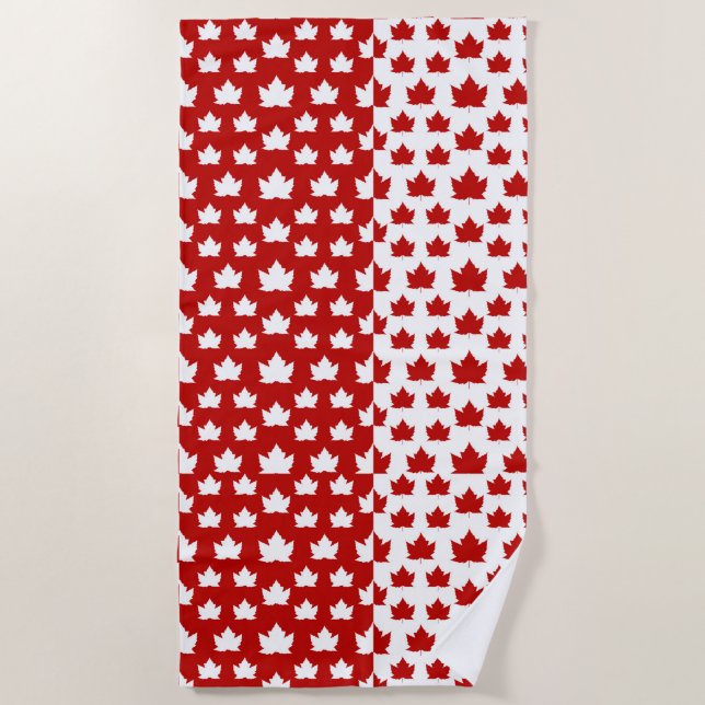 serviette souvenir du Canada Serviette de plage ca (Devant)