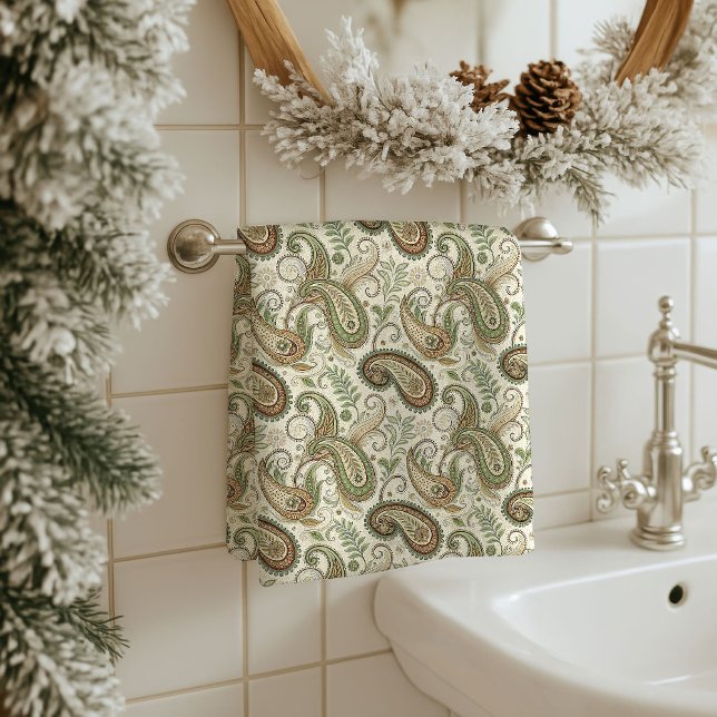 Serviette Tons Terreux Cadeau Bohème pour les Proc (Earthy Tones Towel Bohemian Gift for Loved Ones)