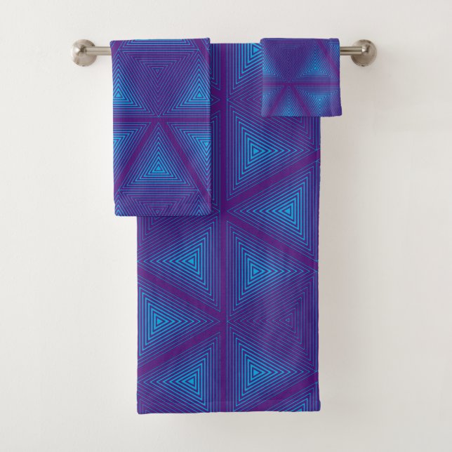 Serviette Triangle Cube-1 (En situation)