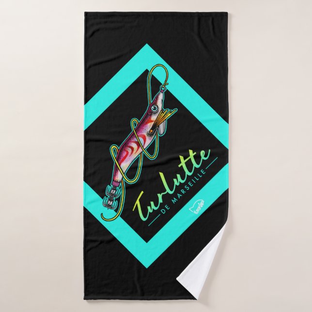 Serviette Turlutte de Marseille (Serviette de bain)