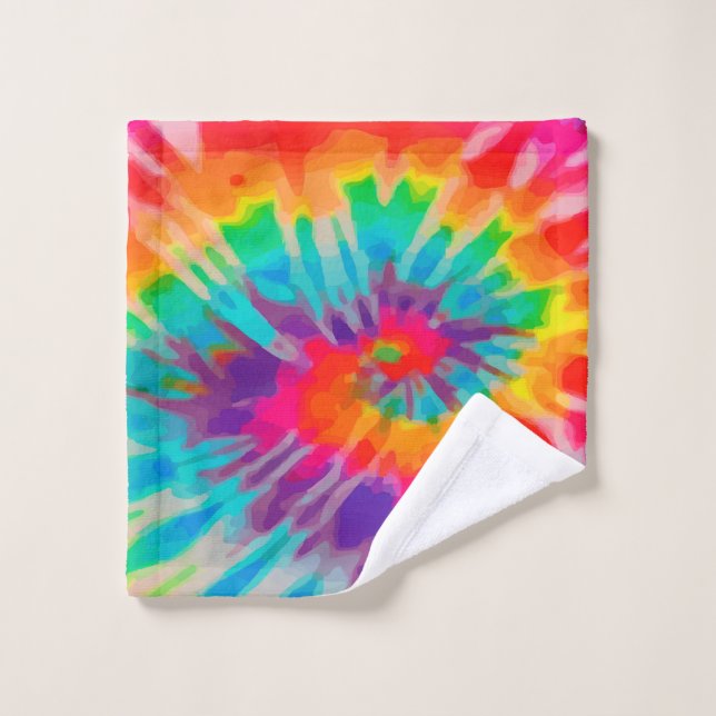Serviette Tye-Dye-3 (Gant de toilette)