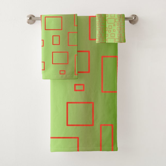 Serviette verte (En situation)