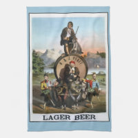 Serviette vintage Lager Beer Bar