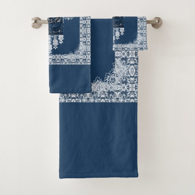Serviette vintage romantique (En situation)