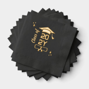 SERVIETTES AVEC DORURE 