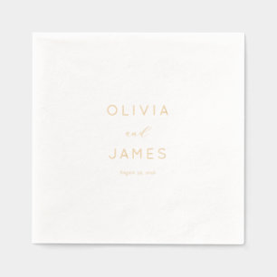 SERVIETTES AVEC DORURE