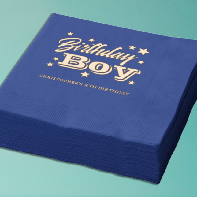 Serviettes Avec Dorure Anniversaire des étoiles (Créateur téléchargé)