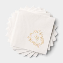 Couronne de monogramme floral pour mariage