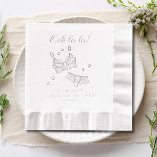 Serviettes Avec Dorure Fête de lingerie Réception de mariage Enterrement 
